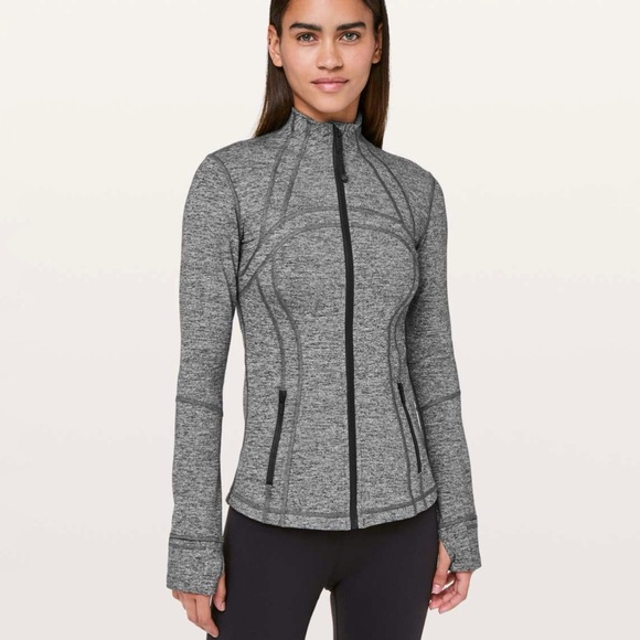 Lululemon Heathered black gray define zip up jacket - Picture 5 of 8
